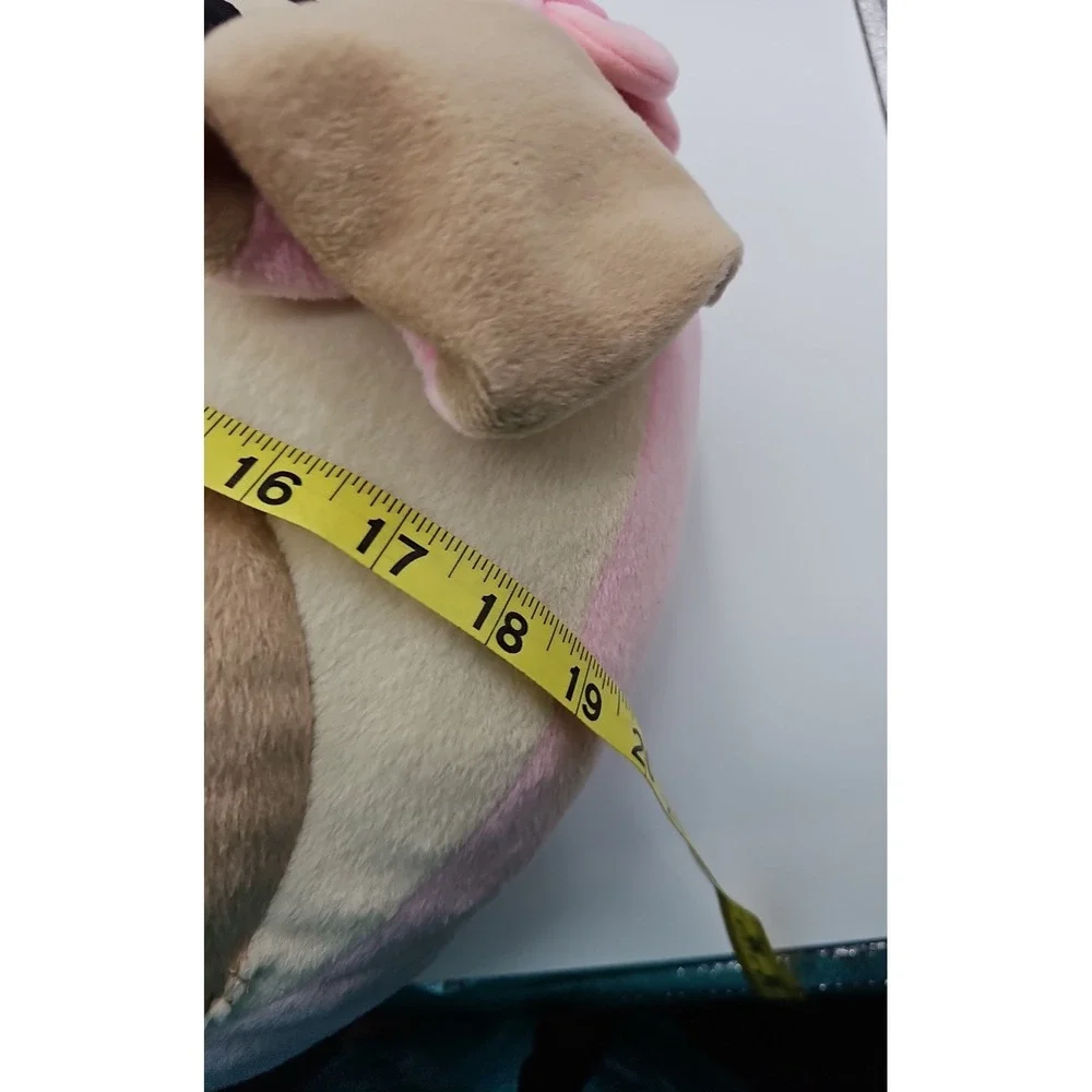 Totally Me Pink Pug Dog Plush Throw Pillow 16